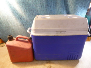 lot 93 image: Gas Can and Cooler