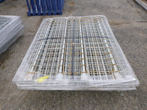 lot 8 image: 8 Pallet Racking Wire Racks