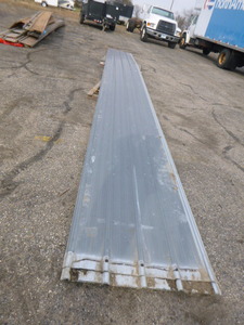 lot 11 image: 17 Galvanized Metal Sheets