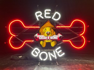 lot 57 image: Red Bone neon