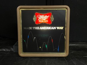 lot 71 image: Miller Bouncing Ball light up animated sign