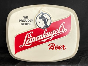 lot 99 image: Leinenkugels plastic formed sign, non-illuminated