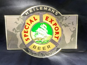 lot 116 image: Heilemans Special Export Beer, illuminated plastic sign