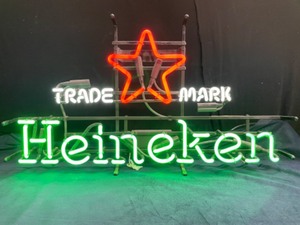 lot 138 image: Heineken Beer neon with trademark logo