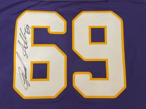 lot 39 image: MN Vikings jersey Jared Allen #69, autographed