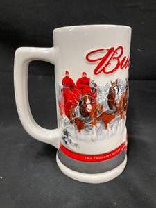 lot 169 image: Budweiser 2011 Holiday Stein, NIB new in box
