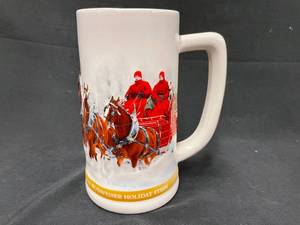lot 170 image: Budweiser 2012 Holiday Stein, NIB new in box