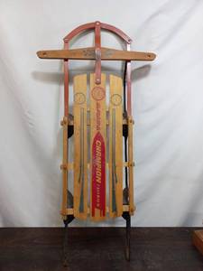 Vintage Wooden Sled