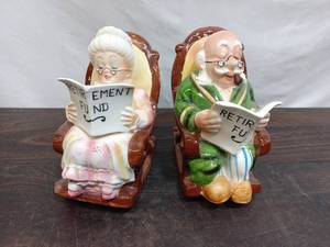 Pair of Retirement Fund Piggy Banks