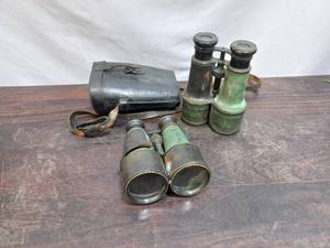 Pair of Old Binoculars from Paris
