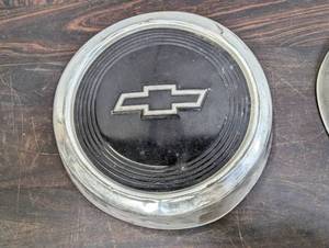 Set Of Four Chevrolet Hubcaps