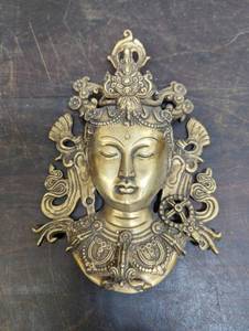 Metal Buddhist Wall Sconce