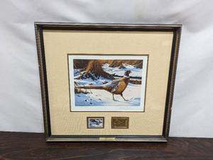 1987 or 1988 Minnesota Pheasant Stamp Print by Daniel Smith