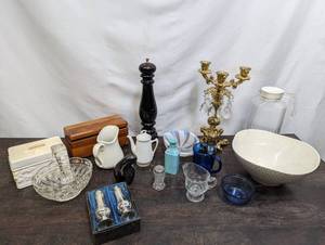 Collection Of Dcor And Kitchen Items