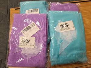 4x packages of Chiffon fabric