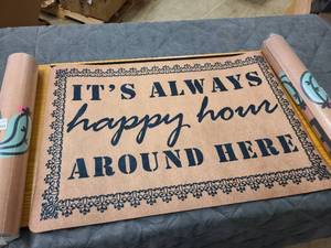 3x Welcome mats