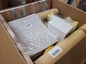Box of household decor Items