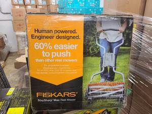 New Fiskars StaySharp Max Reel Mower