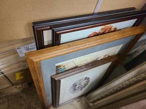 Multi-colored framed home decor