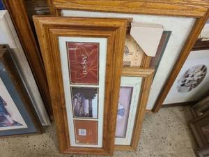 Multi-colored framed home decor