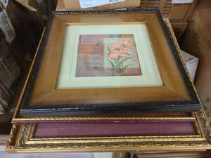 Multi-colored framed home decor