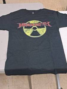 M&O Gold Small Megadeth Rock T-Shirt