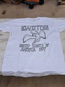 Large Led Zeppelin United States of America 1977 Rock T-Shirt