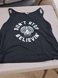 Bella X-Large Journey Don�t Stop Believin Womens Rock Tank Shirt