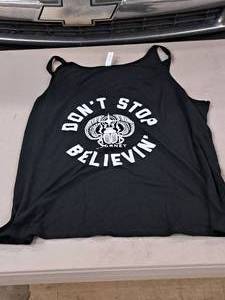 Bella X-Large Journey Don�t Stop Believin Womens Rock Tank Shirt