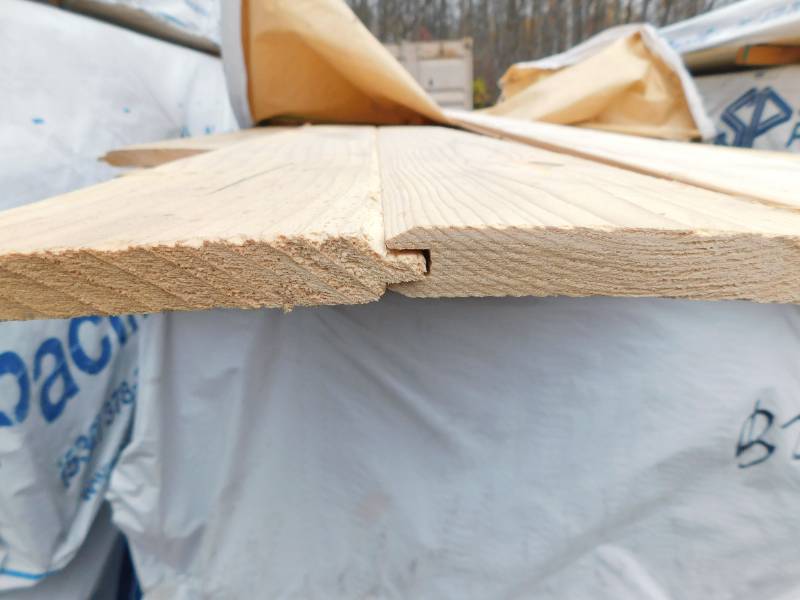 1 x 6 Western Wood(White Fir Pine) #3 Rustic Tongue & Groove LWP-4 - 4592 Linear Feet