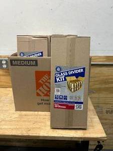 lot 32 image: PRATT RETAIL SPECIALTIES Lot of 6-  Glass Divider Kits