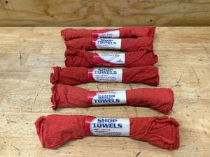lot 82 image: Lot of 6 Packs of- Shop Towels (3 per pack)