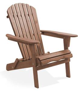 lot 25 image: CASAFIELD Folding Adirondack Chair, Cedar Wood Outdoor Fire Pit Lounge Chairs for Patio, Deck, Yard, Lawn and Garden Seating, Partially Pre-Assembled - Espresso