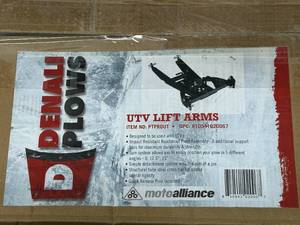 lot 47 image: DENALI PLOWS PTPROUT UTV Lift Arms