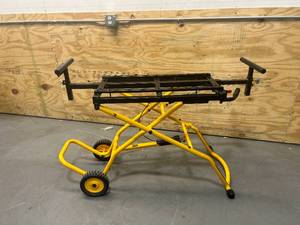 lot 27 image: DEWALT Rolling Miter Saw Stand, Model# DWX726