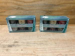 lot 28 image: YANKEE CANDLE Lot of 2- Candle Sets (6 per set)