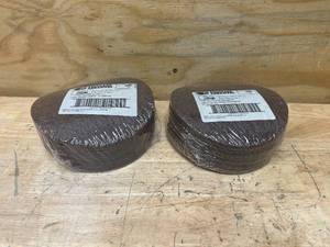 lot 77 image: STANDARD ABRASIVES Lot of 2 Packs of- 7 Plain Course SCOND-FE Discs (10 per pack)