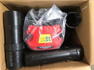 lot 21 image: PRORUN 76cc 1020 CFM 240 MPH 2-Cycle Gas-Powered Backpack Leaf Blower Customer Returns See Pictures