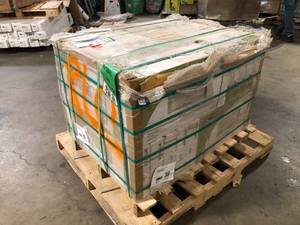 lot 28 image: 28 Boxes of TrafficMaster Vigo Gris 12 in. x 24 in. Matte Ceramic Floor and Wall Tile (448 sq. ft.Pallet)  Customer Returns See Pictures