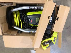 lot 46 image: RYOBI 3000 PSI 1.1 GPM Cold Water Electric Pressure Washer     Customer Returns See Pictures