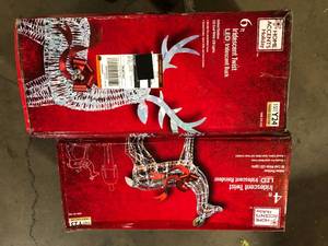 lot 32 image: Lot of Assorted Christmas Deer Decorations  Customer Returns See Pictures