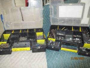 lot 57 image: 2-Stanley part organizers loaded