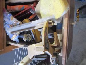 lot 80 image: Drawer full of tile, drywall, painting tools