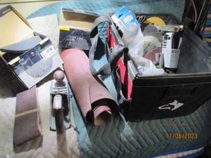 lot 149 image: Husky open top tool bag loaded