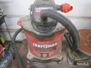 lot 198 image: Craftsman 16 gallon 6 hp wet dry vac
