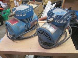 lot 17 image: 2 Paasche Diaphragm Air Compressors