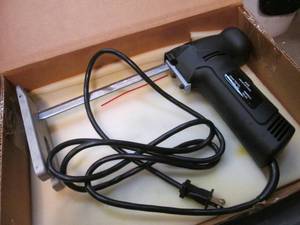 lot 205 image: New in box chick tool Co foam cutter