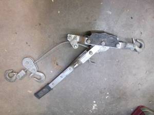 lot 257 image: Heavy duty come-a-long winch