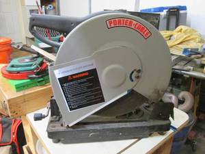 lot 258 image: Porter Cable abrasive cut off saw
