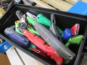 lot 282 image: Slim storage box loaded